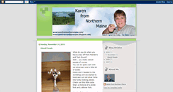 Desktop Screenshot of karenfromnorthernmaine.blogspot.com