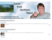 Tablet Screenshot of karenfromnorthernmaine.blogspot.com