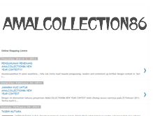 Tablet Screenshot of amalcollection86.blogspot.com