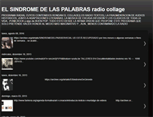 Tablet Screenshot of elsindromedelaspalabras.blogspot.com