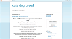 Desktop Screenshot of cutedogbreed.blogspot.com