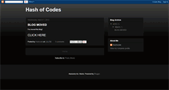 Desktop Screenshot of hash-of-codes.blogspot.com