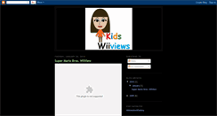 Desktop Screenshot of kidswiiviews.blogspot.com