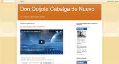 Desktop Screenshot of donquijotecabalgadenuevo.blogspot.com
