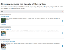 Tablet Screenshot of beautyofthegarden.blogspot.com