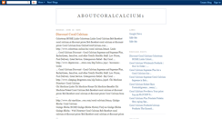 Desktop Screenshot of aboutcoralcalcium1.blogspot.com