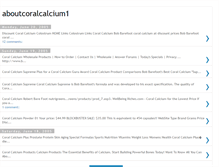 Tablet Screenshot of aboutcoralcalcium1.blogspot.com