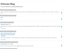 Tablet Screenshot of illiterateblog.blogspot.com