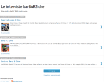 Tablet Screenshot of leintervistebarbarziche.blogspot.com