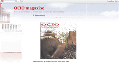 Desktop Screenshot of ociomagazine.blogspot.com