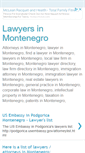 Mobile Screenshot of montenegro-lawyers.blogspot.com