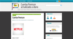 Desktop Screenshot of gratis-cuentas-premium.blogspot.com