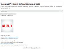 Tablet Screenshot of gratis-cuentas-premium.blogspot.com