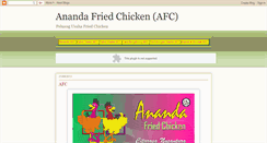 Desktop Screenshot of anandafc.blogspot.com