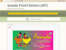 Tablet Screenshot of anandafc.blogspot.com