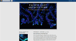 Desktop Screenshot of pacificeastaquaculture.blogspot.com