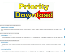 Tablet Screenshot of prioritydownloadprogramas.blogspot.com