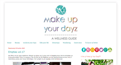 Desktop Screenshot of makeupyourdayz.blogspot.com