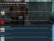 Tablet Screenshot of elgranmundodelasfinanzas.blogspot.com