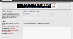 Desktop Screenshot of cohsubdivisions.blogspot.com