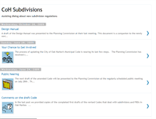 Tablet Screenshot of cohsubdivisions.blogspot.com