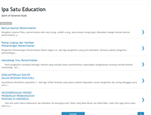 Tablet Screenshot of ipasatu2006.blogspot.com