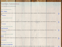 Tablet Screenshot of laescrituraautomatica.blogspot.com