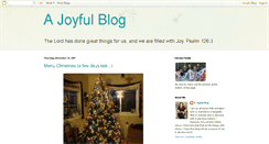 Desktop Screenshot of ajoyfulblog.blogspot.com