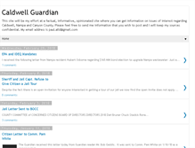 Tablet Screenshot of caldwellguardian.blogspot.com