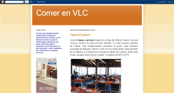 Desktop Screenshot of comerenvlc.blogspot.com