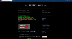 Desktop Screenshot of lecowboys.blogspot.com