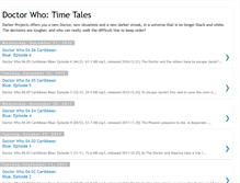 Tablet Screenshot of doctorwhotimetales.blogspot.com