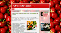 Desktop Screenshot of giselerosanutricionista.blogspot.com