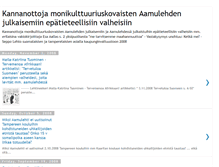 Tablet Screenshot of kannanottoja-aamulehden-probagandaan.blogspot.com