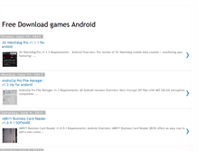 Tablet Screenshot of freegamesandroid.blogspot.com
