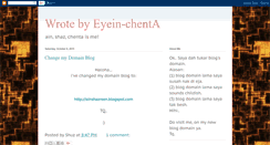 Desktop Screenshot of eyein-chenta.blogspot.com