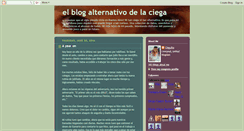 Desktop Screenshot of elblogdelaciega.blogspot.com