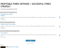 Tablet Screenshot of profitableforexmethods.blogspot.com