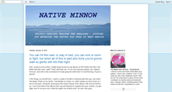 Desktop Screenshot of nativeminnow.blogspot.com
