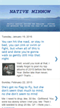 Mobile Screenshot of nativeminnow.blogspot.com
