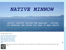 Tablet Screenshot of nativeminnow.blogspot.com