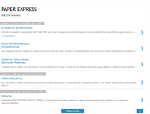 Tablet Screenshot of paperexpress.blogspot.com