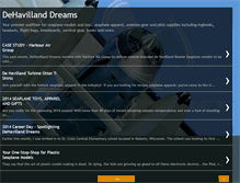 Tablet Screenshot of dehavillanddreams.blogspot.com