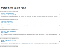 Tablet Screenshot of exercisesforsciaticnerve.blogspot.com