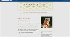 Desktop Screenshot of crabapplecafe.blogspot.com