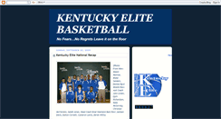Desktop Screenshot of kyelitebasketball.blogspot.com