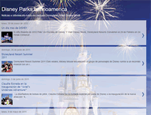 Tablet Screenshot of disneyparks-latam.blogspot.com