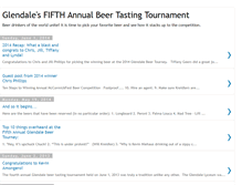 Tablet Screenshot of glendalebeertourney.blogspot.com