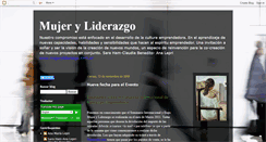 Desktop Screenshot of mujeryliderazgo.blogspot.com