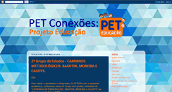 Desktop Screenshot of petconexoeseducacao.blogspot.com